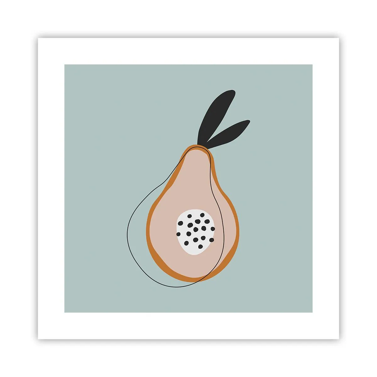 Affiche - Poster - Pénétrer la nature des choses - 40x40 cm