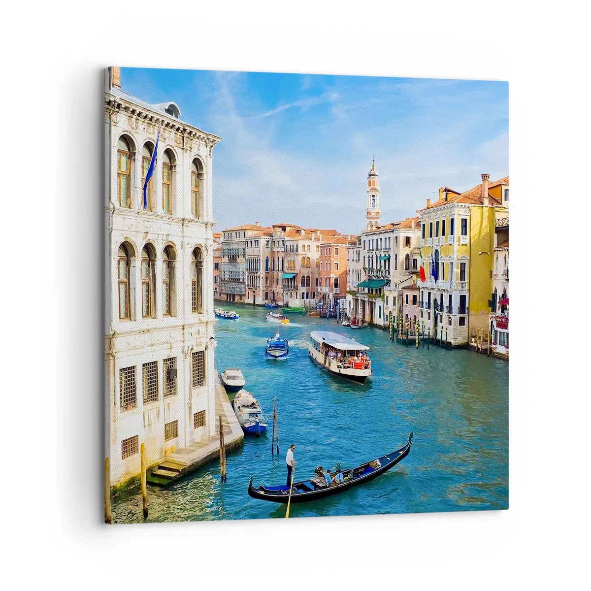 Impression sur toile - Image sur toile - Trafic de rue unique au monde - 60x60 cm