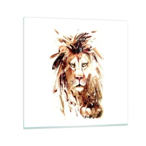 Impression sur verre - Image sur verre - Force et dignité - 40x40 cm