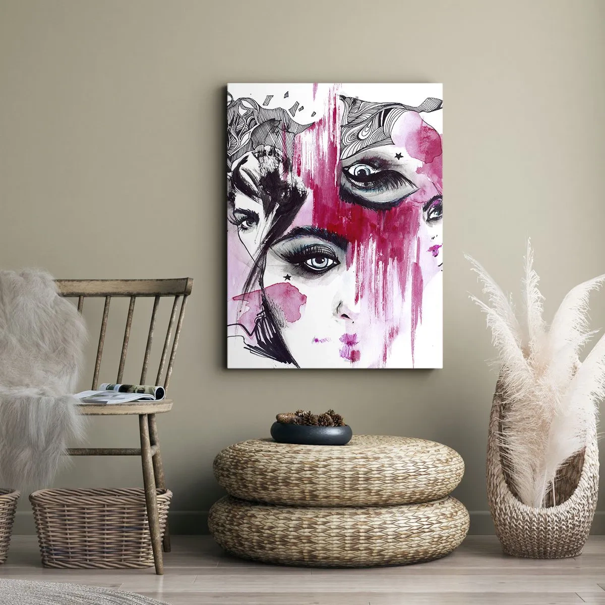 Impression sur toile - Image sur toile - , - 45x80 cm