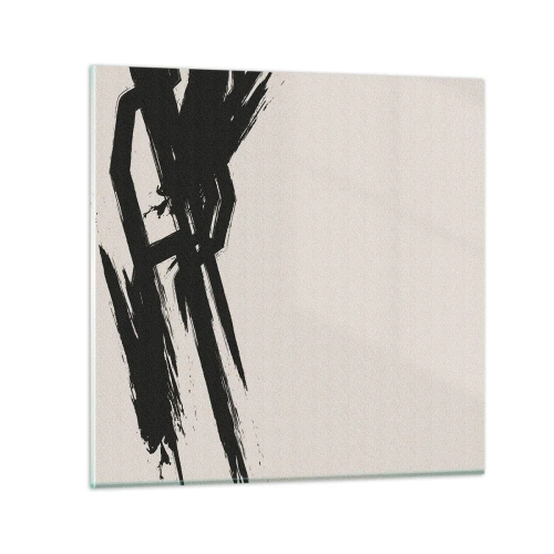 Impression sur verre - Image sur verre - Ruée imparable - 30x30 cm