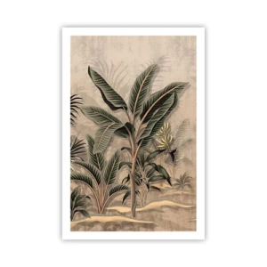 Affiche - Poster - Une gravure de style colonial - 61x91 cm