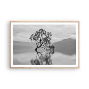 Affiche dans un chêne clair - Poster - Un tel pays existe - 91x61 cm