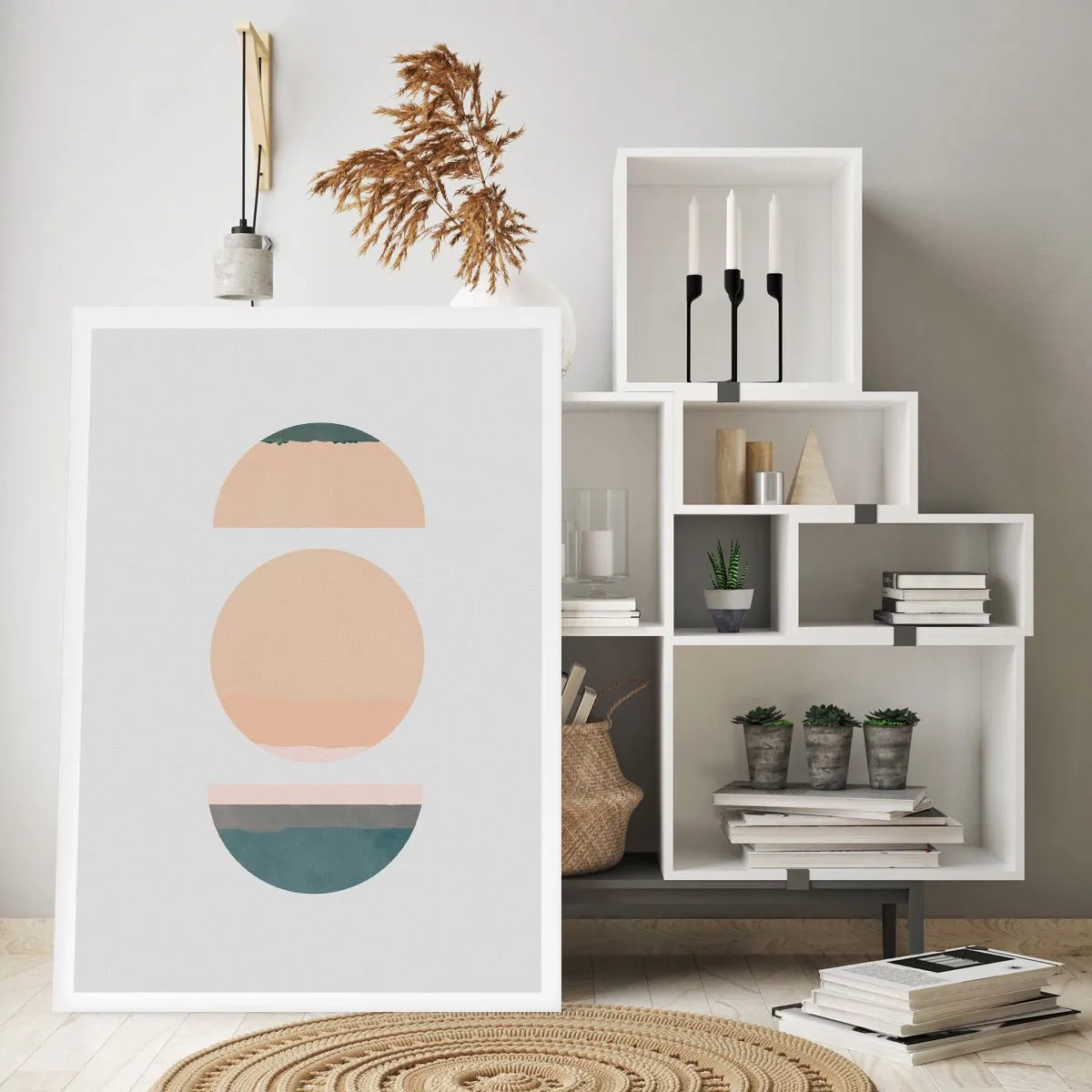 Affiche - Poster - Cercles après cercles - 40x50 cm