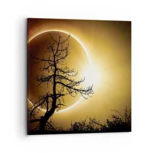 Impression sur toile - Image sur toile - Éclipse totale - 70x70 cm