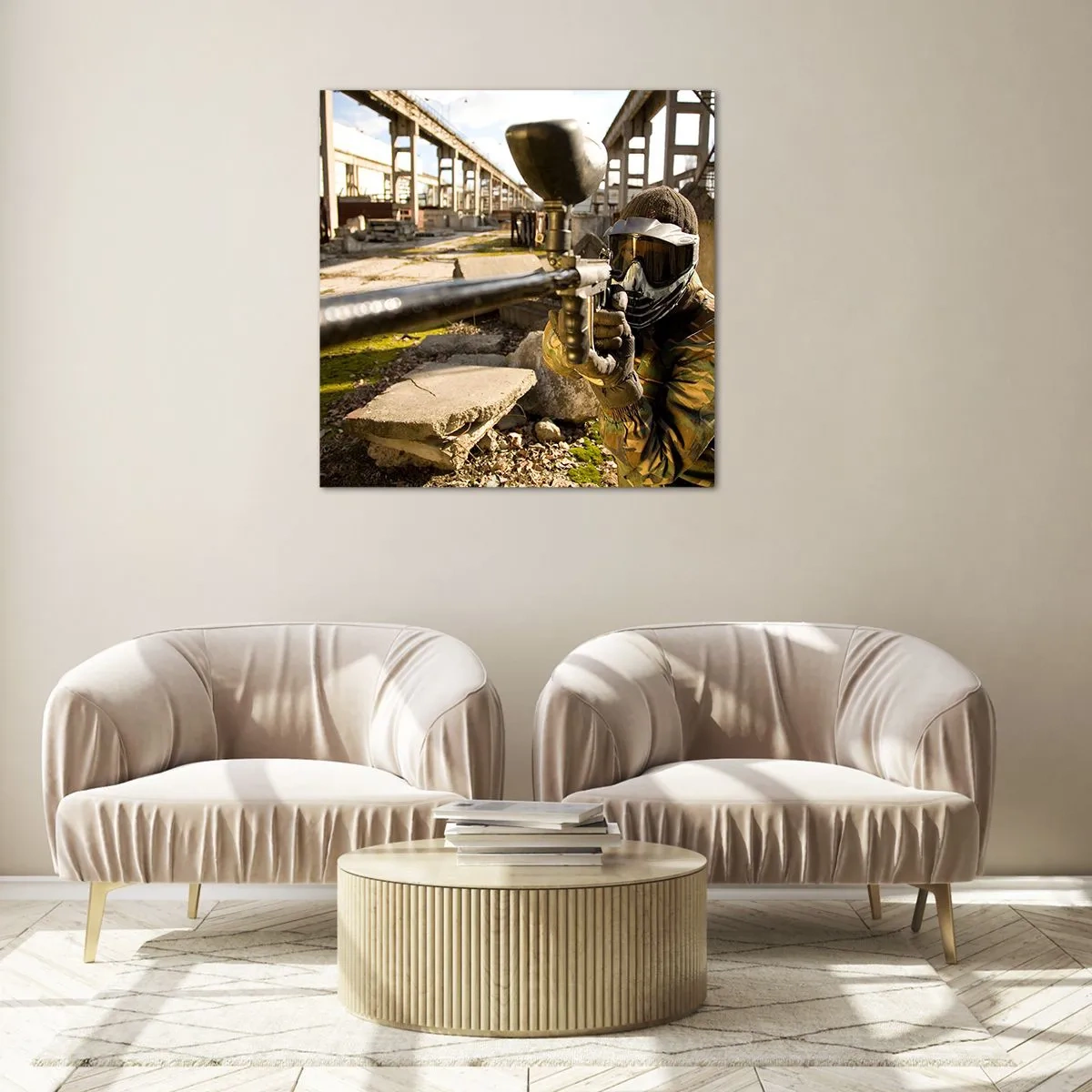 Impression sur verre - Image sur verre - Et vous pouvez devenir un héros - 40x40 cm