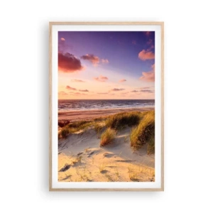 Affiche dans un chêne clair - Poster - L'air sent déjà l'été - 61x91 cm