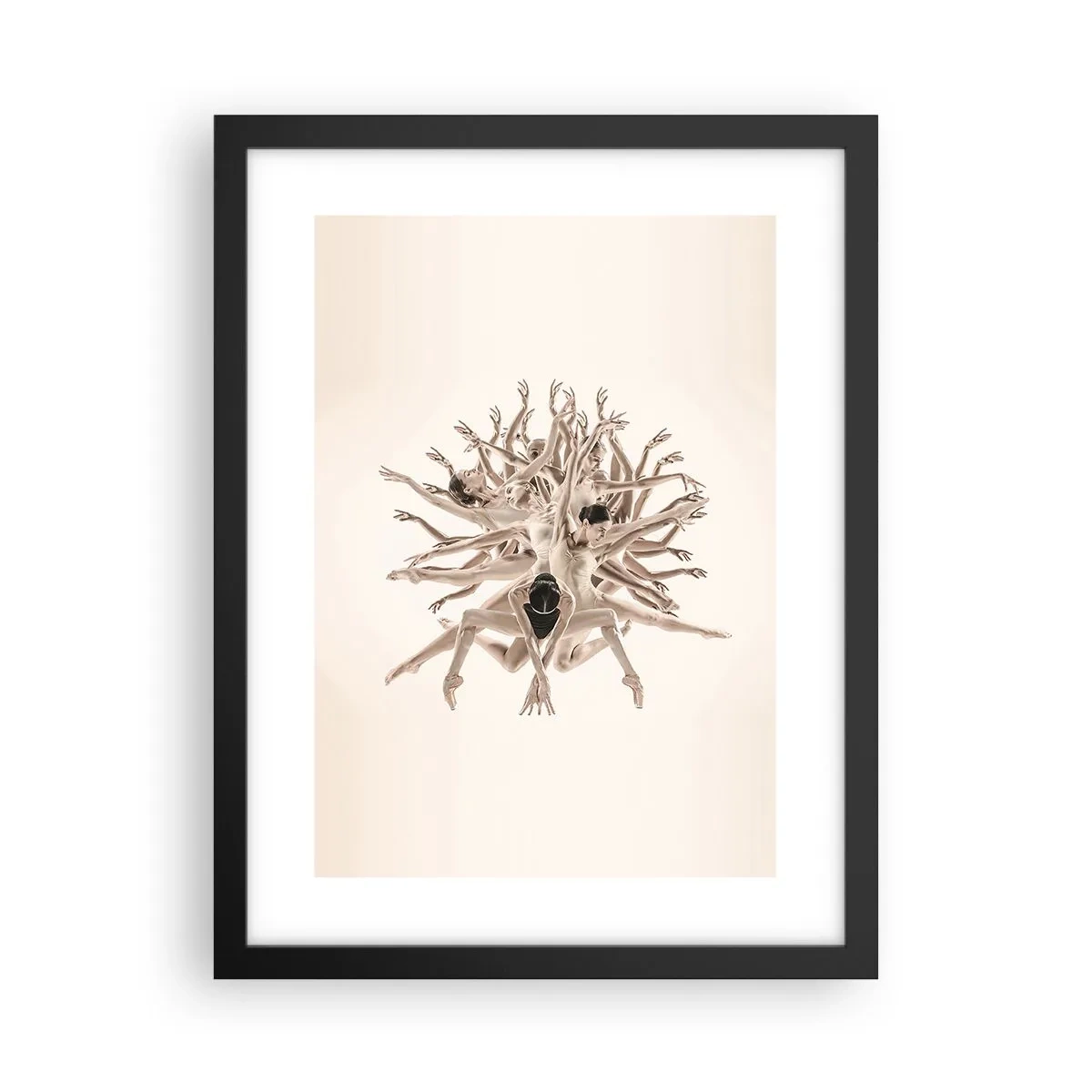 Affiche dans un cadre noir - Poster - S'épanouir en danse - 30x40 cm