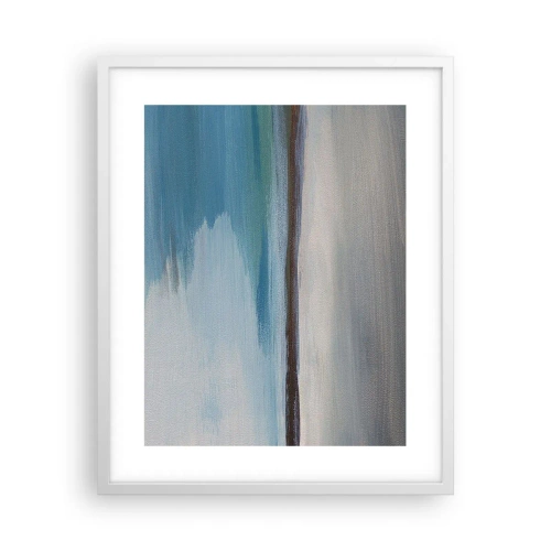 Affiche dans un cadre blanc - Poster - Paysage horizontal - 40x50 cm