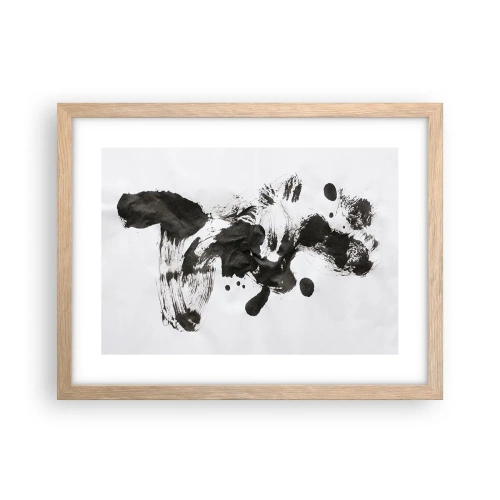 Affiche dans un chêne clair - Poster - De la méthode dans la folie ? - 40x30 cm