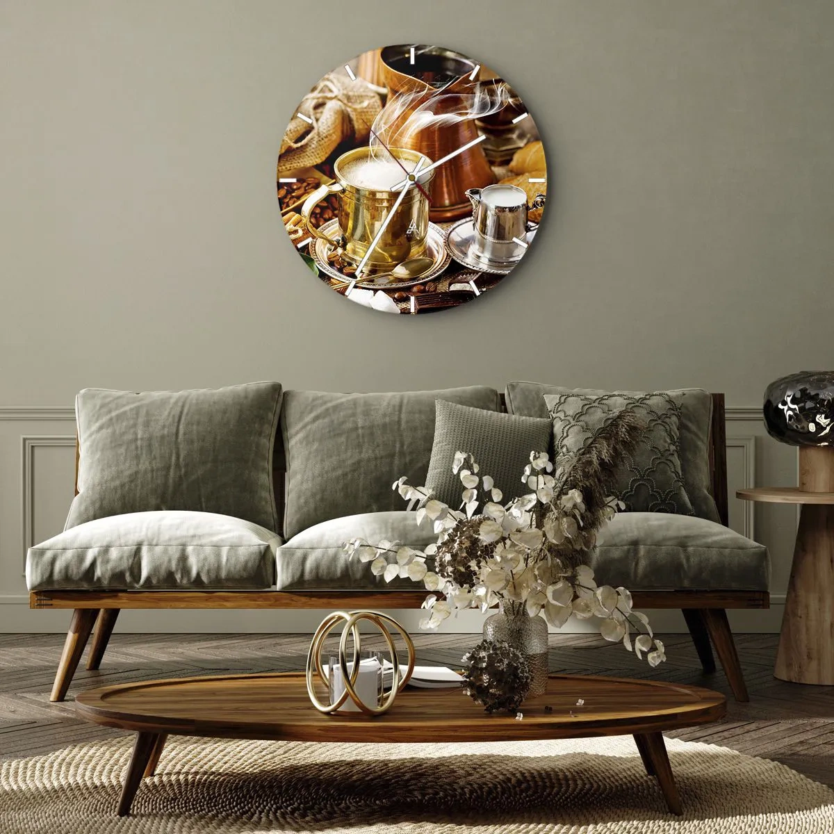 Horloge murale - Pendule murale - Bonne journée! - 40x40 cm