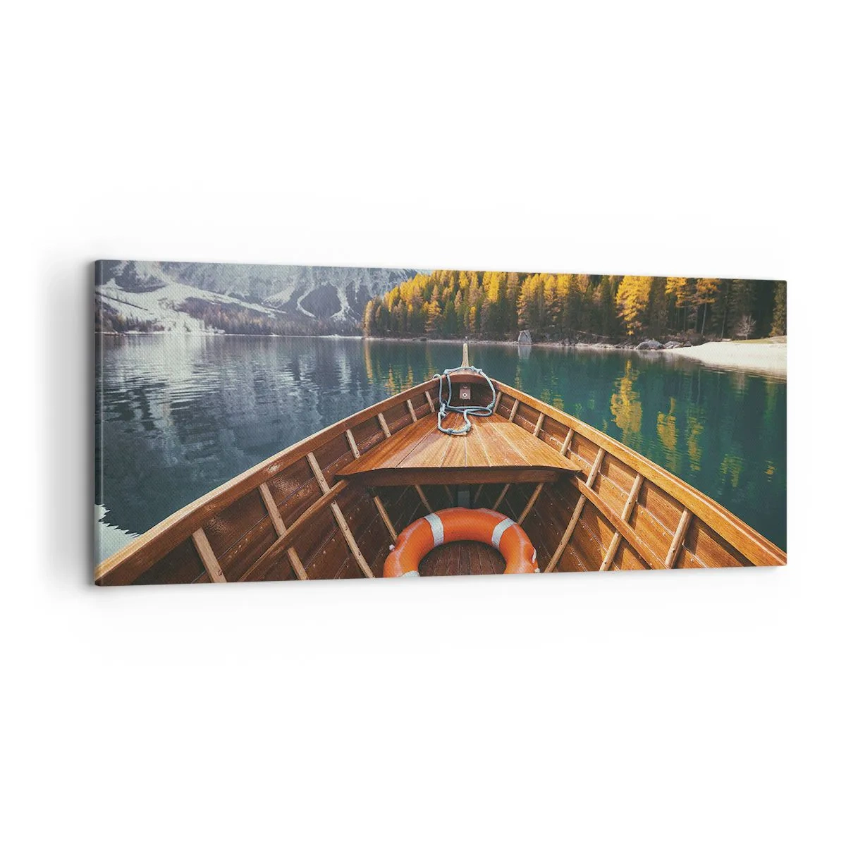 Impression sur toile - Image sur toile - Escapade en montagne - 100x40 cm