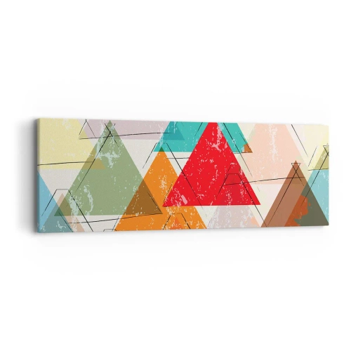 Impression sur toile - Image sur toile - Trois par trois - 90x30 cm