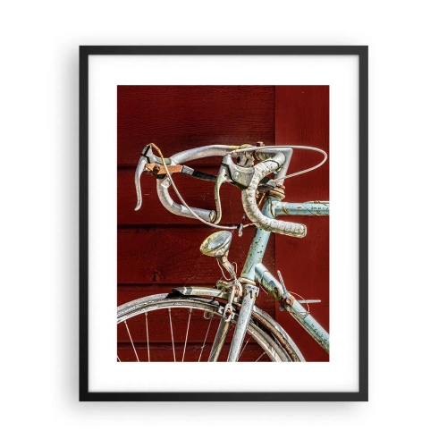 Affiche dans un cadre noir - Poster - Construit pour la victoire - 40x50 cm