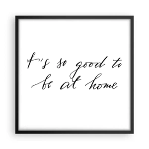 Affiche dans un cadre noir - Poster - Toute la vérite - 50x50 cm