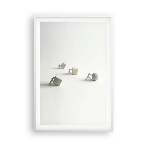 Affiche dans un cadre blanc - Poster - Rien que la vie - 61x91 cm