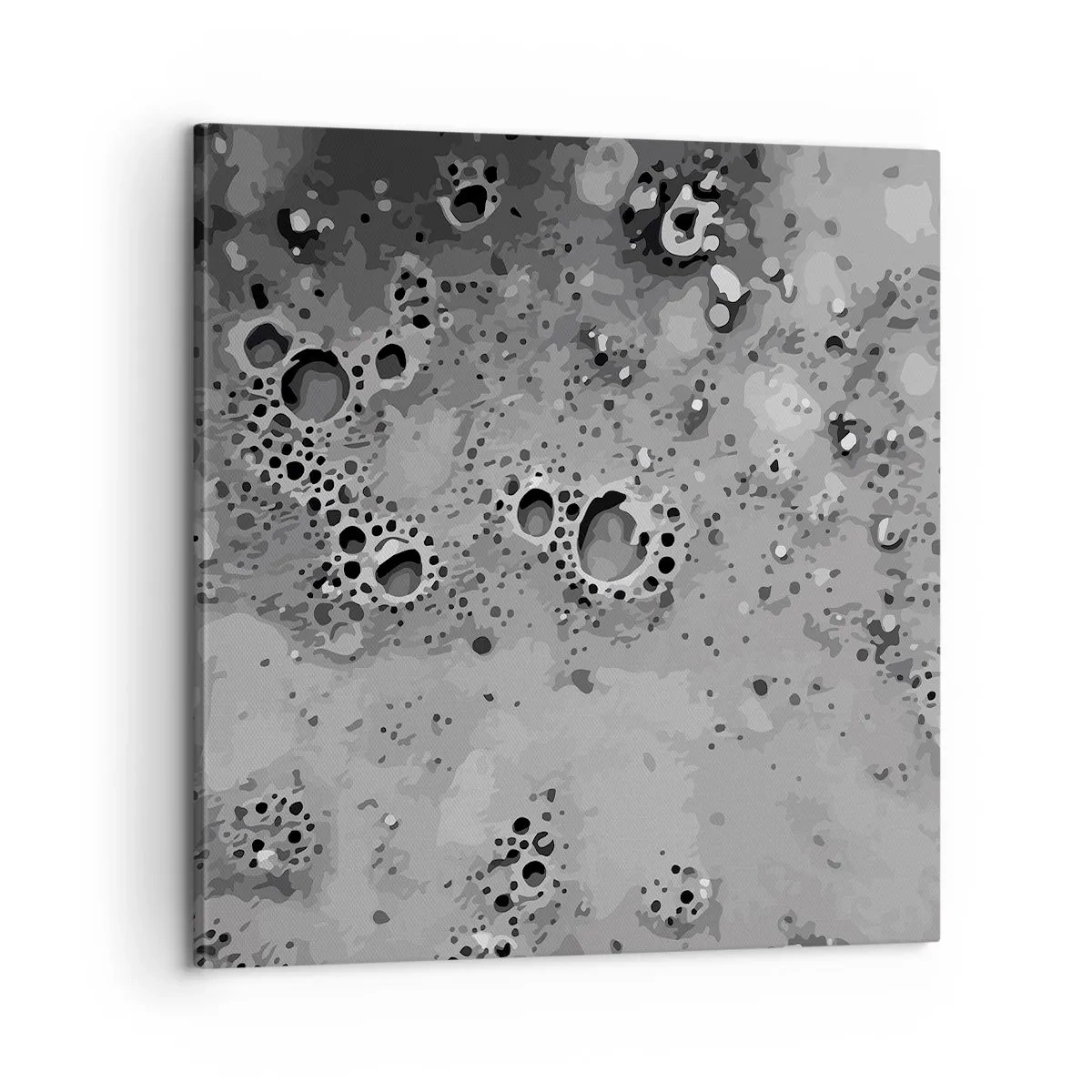 Impression sur toile - Image sur toile - Comme un paysage lunaire - 60x60 cm