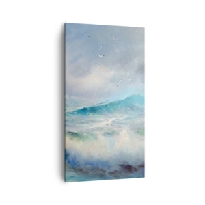 Impression sur toile - Image sur toile - "Le tourbillon hurlait de triomphe..." - 45x80 cm
