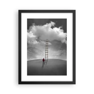 Affiche dans un cadre noir - Poster - Tout est possible - 30x40 cm