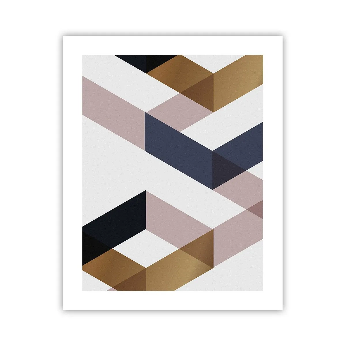 Affiche - Poster - Plats et angles - 40x50 cm