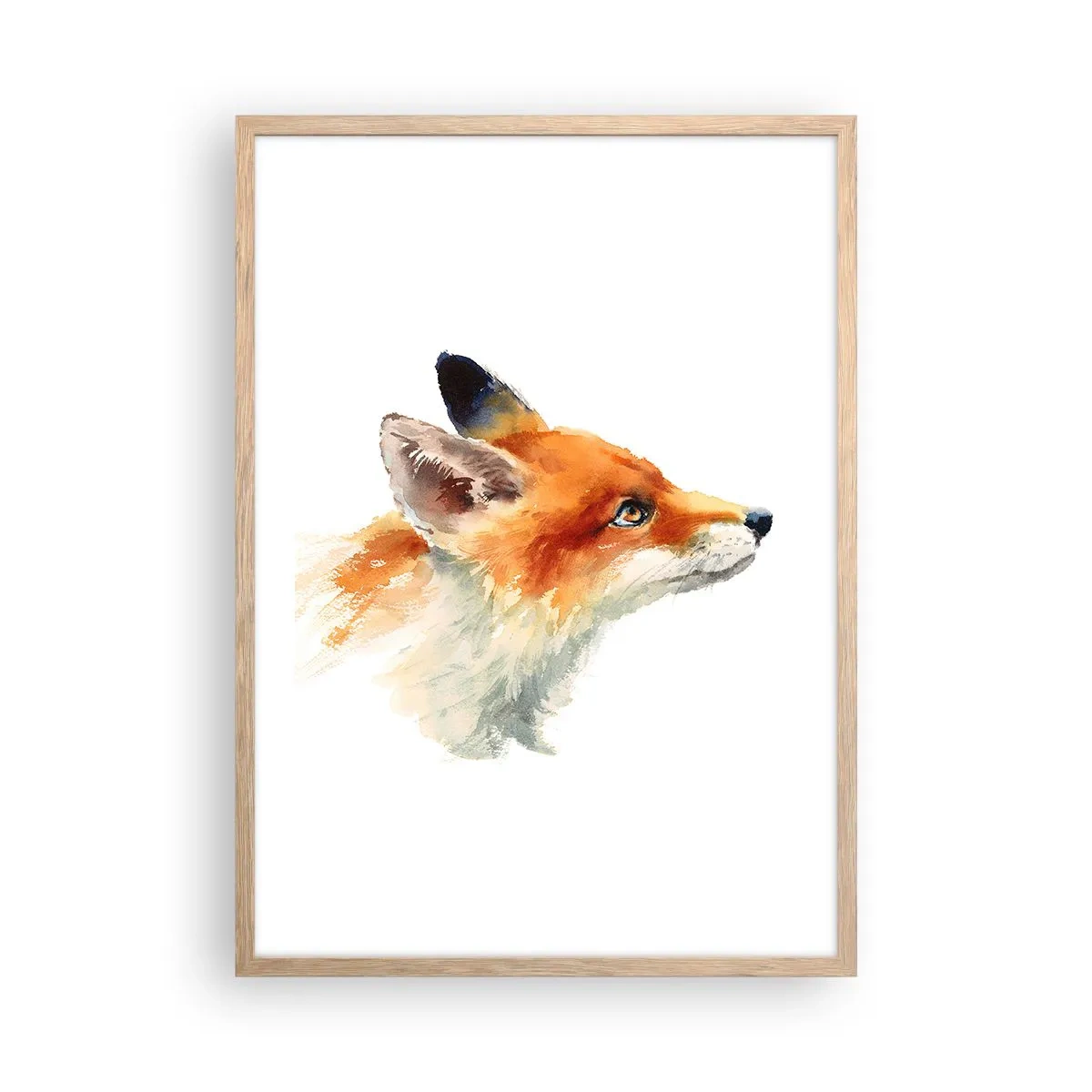 Affiche dans un chêne clair - Poster - Vous ne pouvez jamais être trop prudent - 50x70 cm