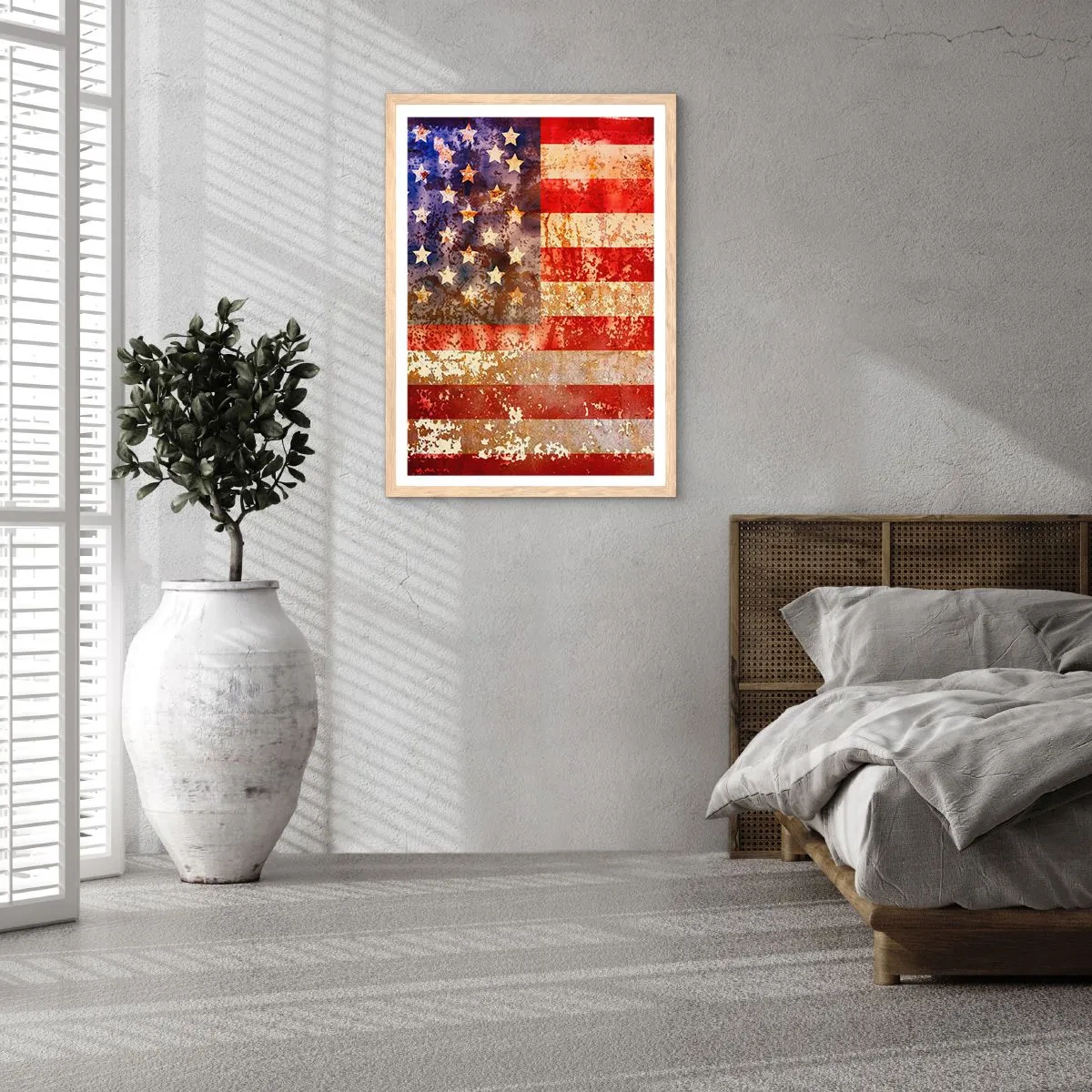 Affiche dans un chêne clair - Poster - La gloire ne s'efface pas - 70x100 cm