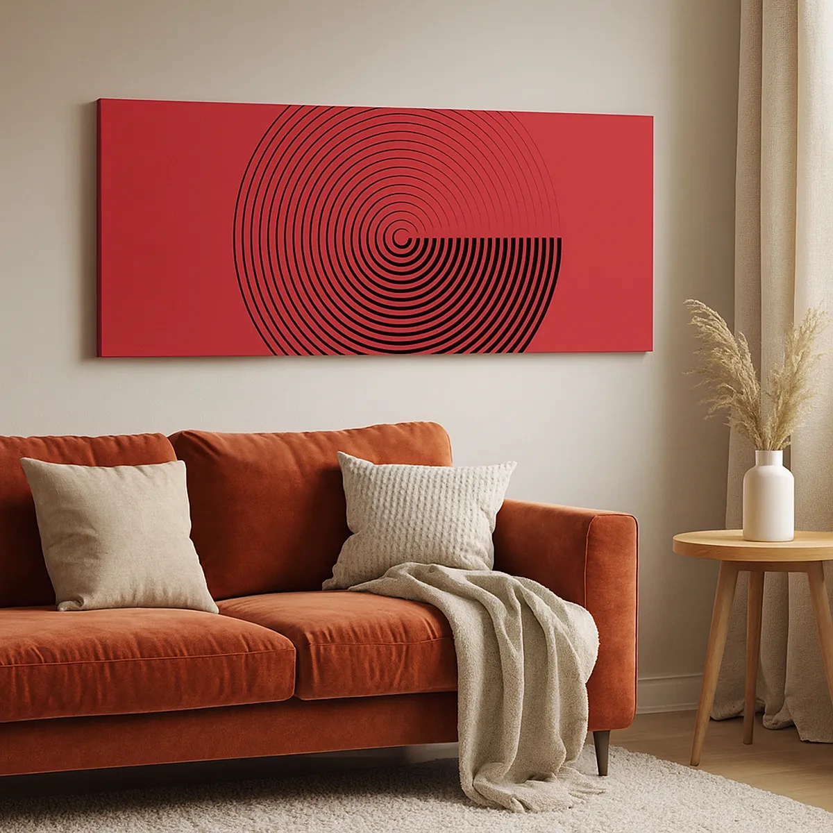 Impression sur toile - Image sur toile - Mouvement circulaire - 30x30 cm