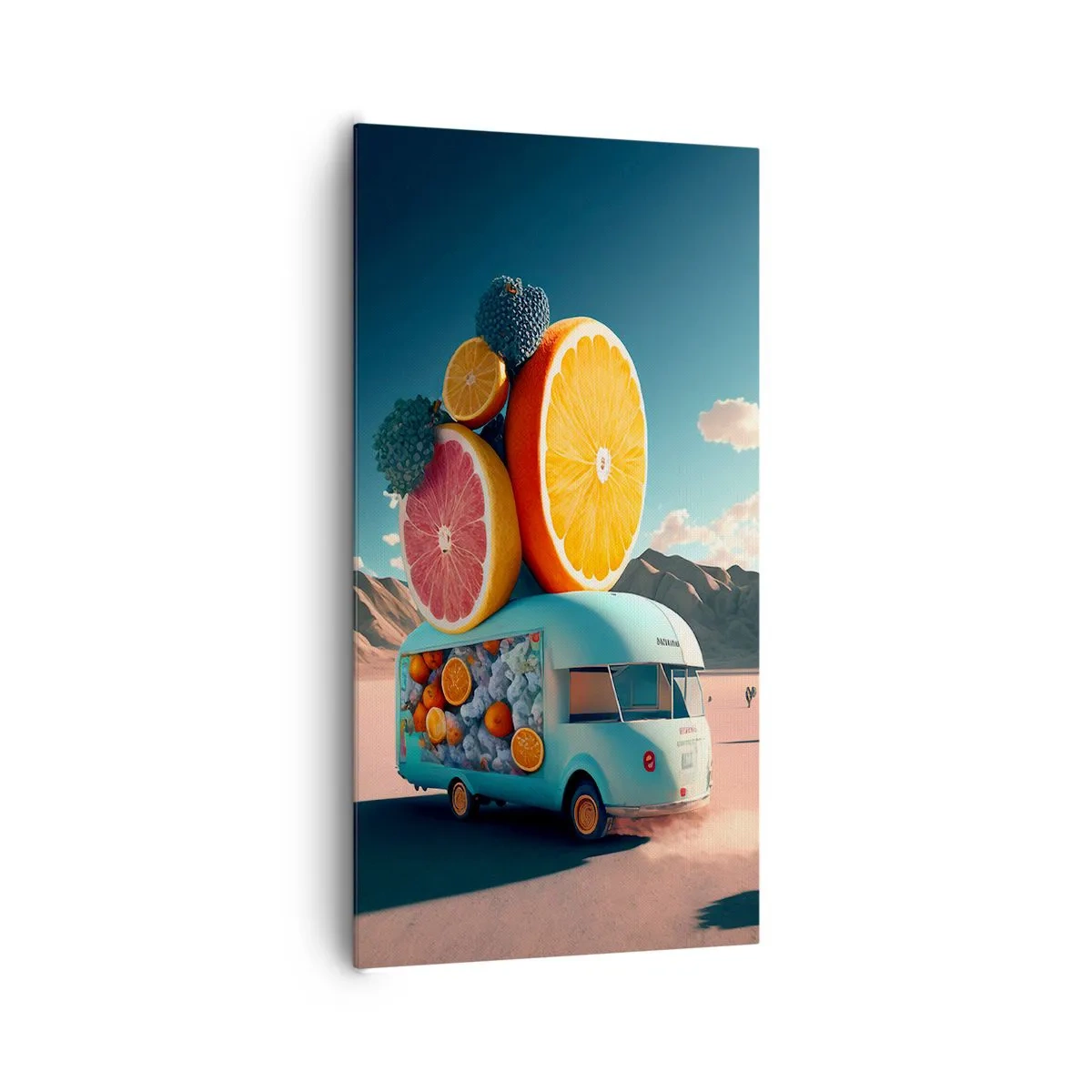 Impression sur toile - Image sur toile - Le goût des vacances - 65x120 cm