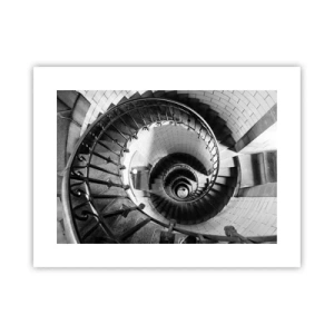 Affiche - Poster - De plus en plus haut - 40x30 cm