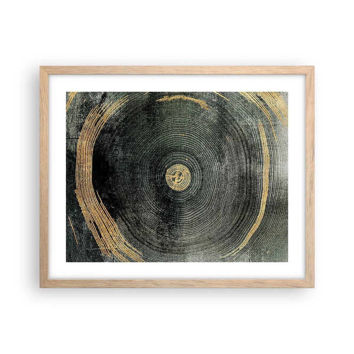 Affiche dans un chêne clair - Poster - Changement et persistance - 50x40 cm