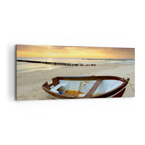 Impression sur toile - Image sur toile - Il n'y a pas de plus belles plages - 100x40 cm