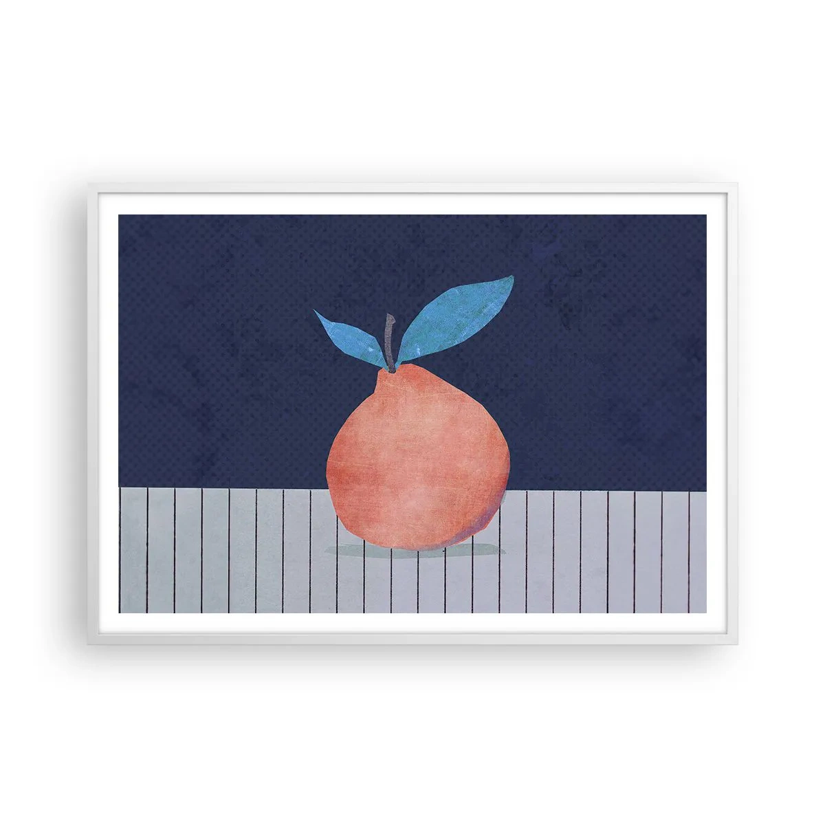 Affiche dans un cadre blanc - Poster - Convexité et plan - 100x70 cm