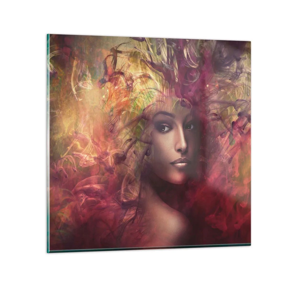 Impression sur verre - Image sur verre - Je suis ici! - 60x60 cm