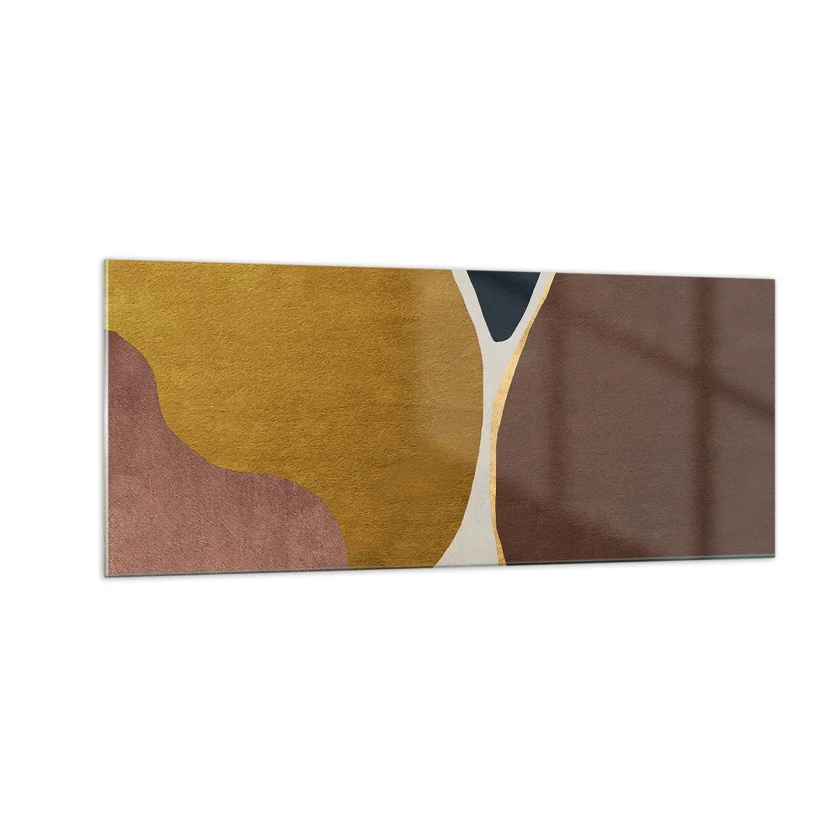 Impression sur verre - Image sur verre - L'abstraction – une place dans l'espace - 100x40 cm