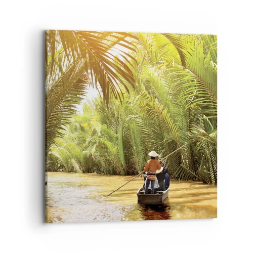 Impression sur toile - Image sur toile - Ravin de palmier - 70x70 cm