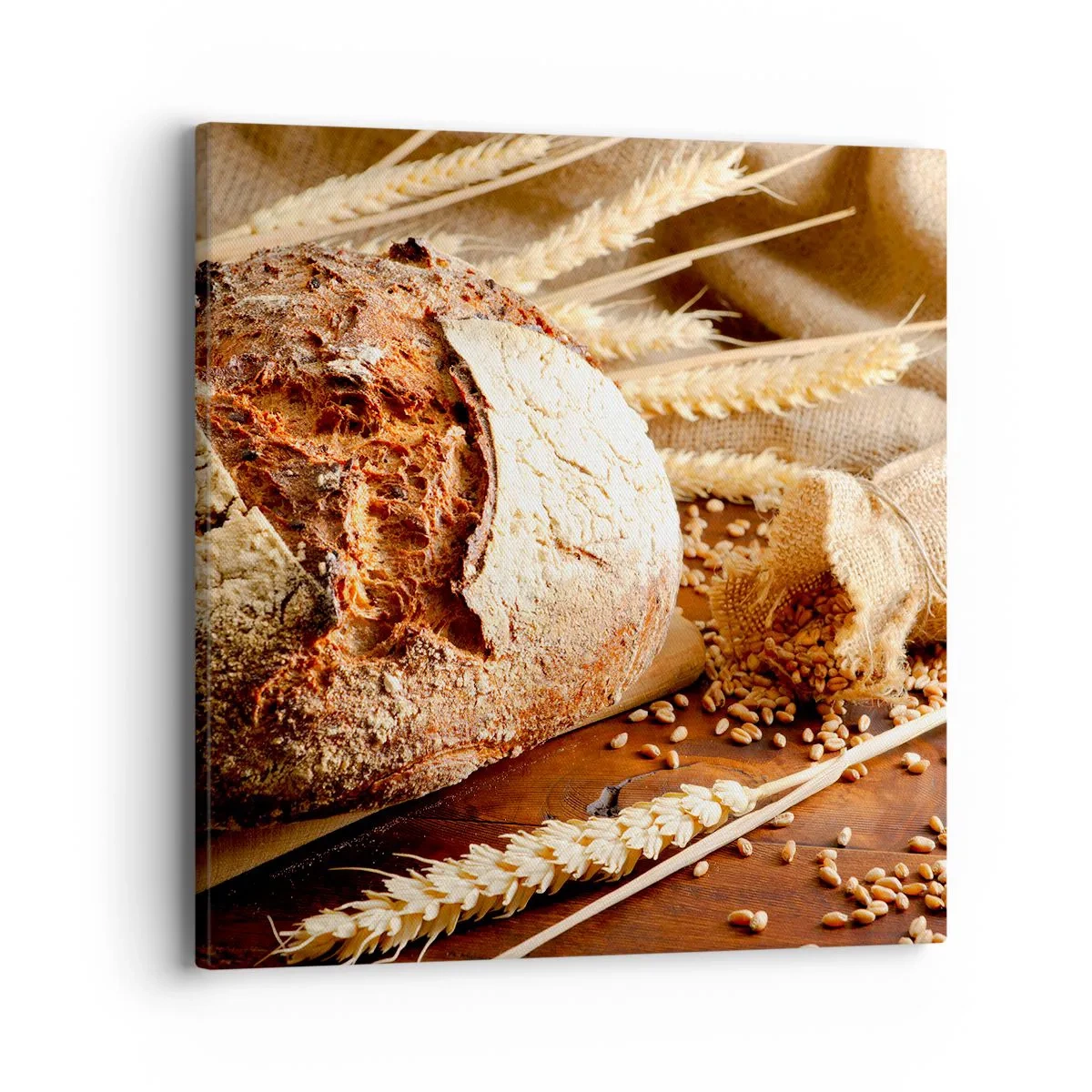 Impression sur toile - Image sur toile - Appétissant, parfumé, croquant - 40x40 cm