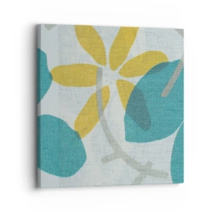 Impression sur toile - Image sur toile - Wśród lazurowych liści - 30x30 cm