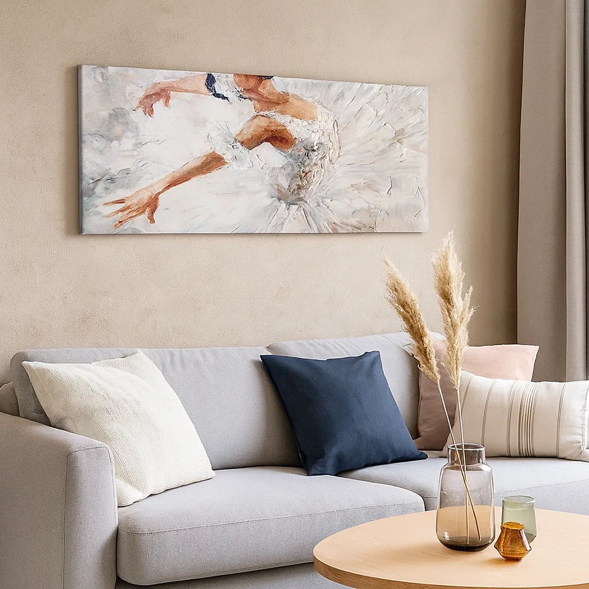 Impression sur toile - Image sur toile - Délicat et léger comme du tulle - 30x30 cm