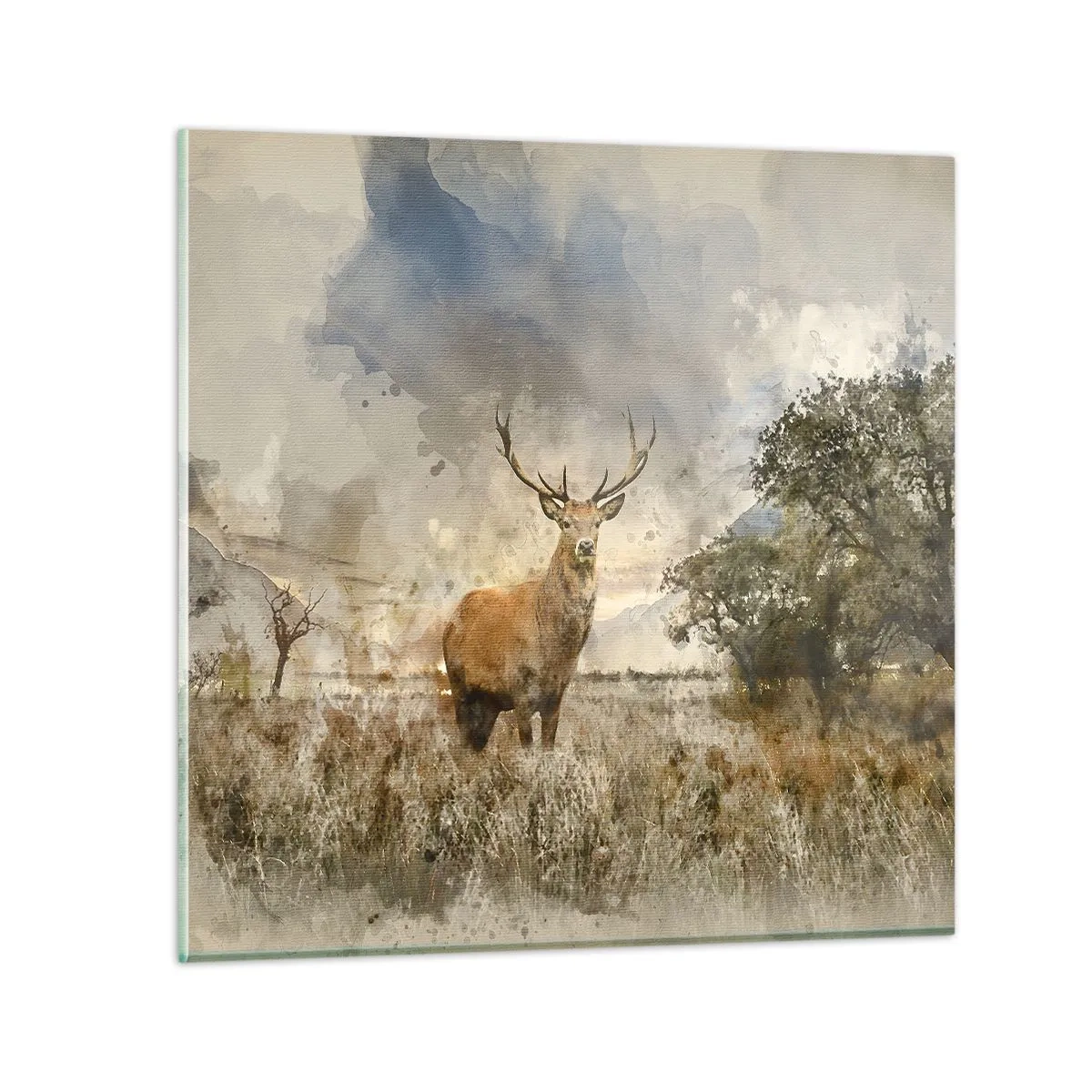 Impression sur verre - Image sur verre - Dignité - force - majesté - 60x60 cm