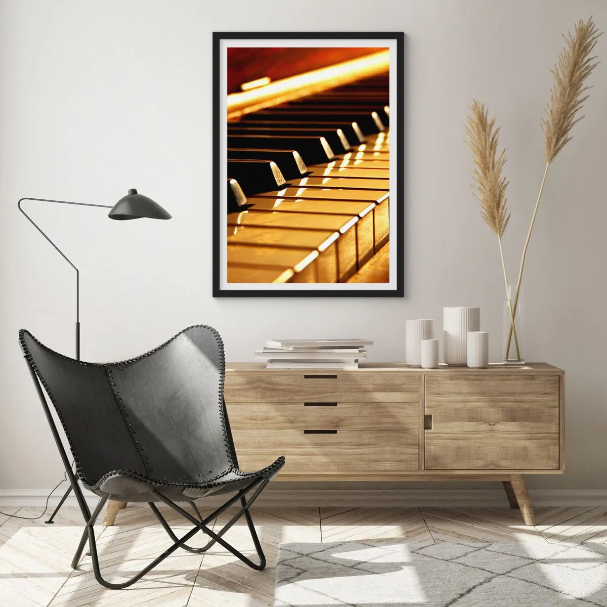 Affiche dans un cadre noir - Poster - Des possibilités infinies - 61x91 cm