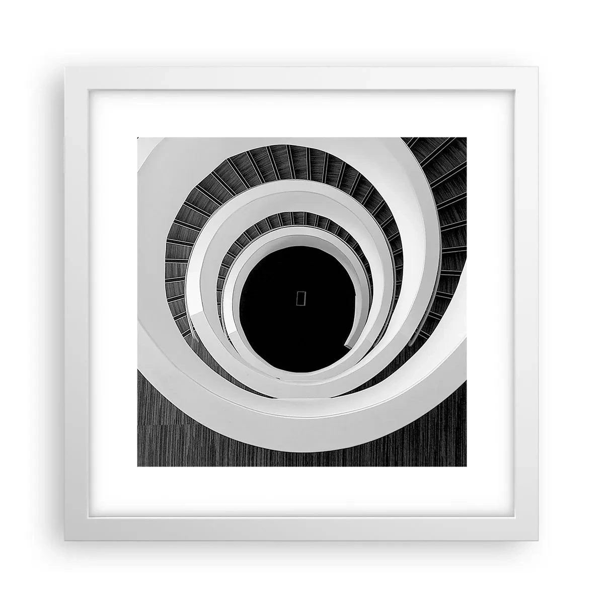 Affiche dans un cadre blanc - Poster - Les choses concrêtes - 30x30 cm