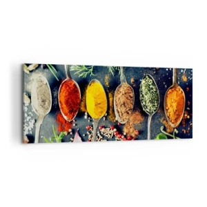 Impression sur toile - Image sur toile - Magie culinaire - 100x40 cm
