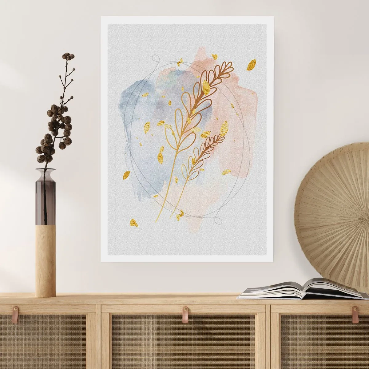 Affiche - Poster - Explosion d'or - 70x100 cm