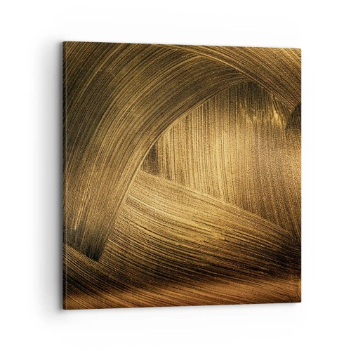 Impression sur toile - Image sur toile - Dans un labyrinthe en or - 70x70 cm