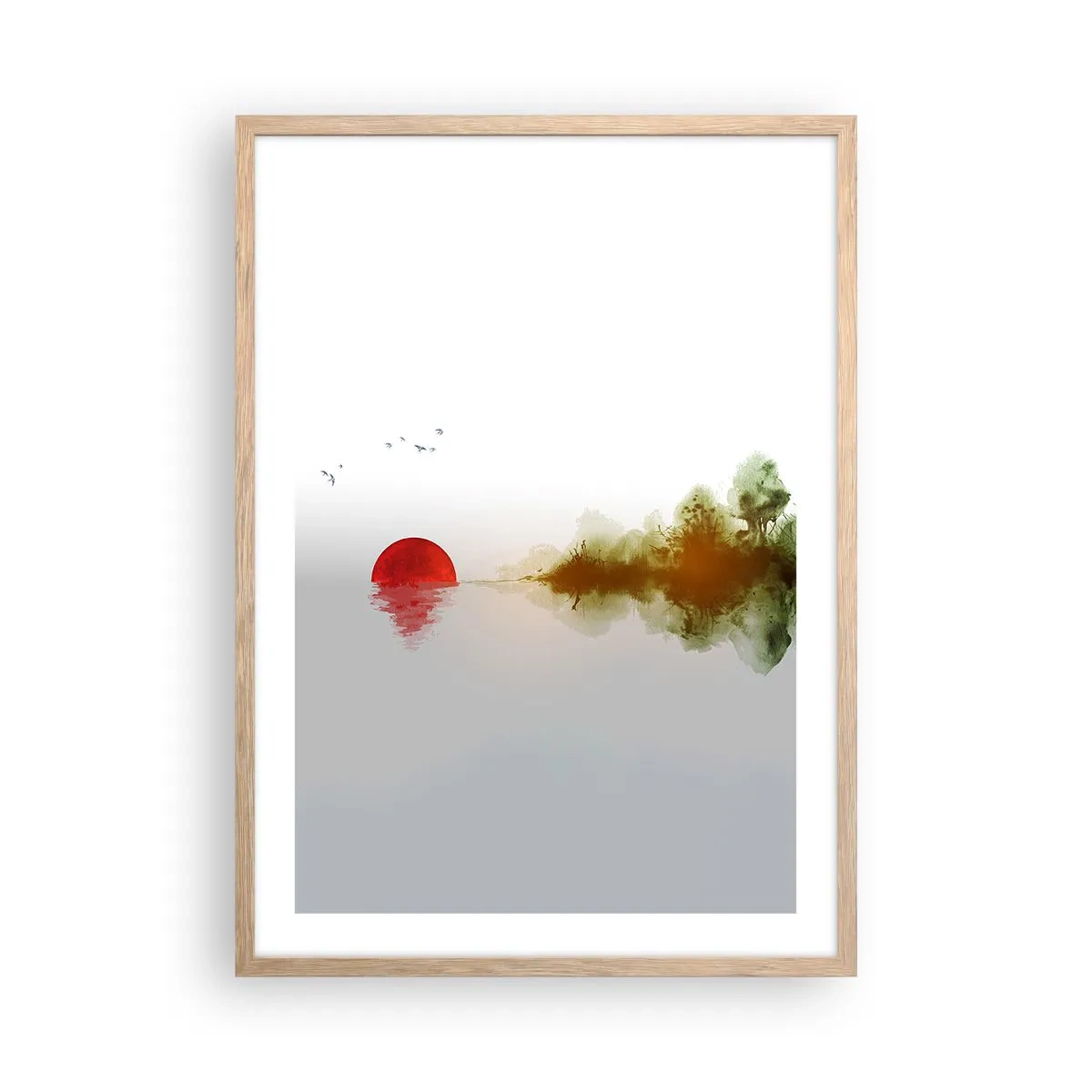 Affiche dans un chêne clair - Poster - Une promesse de paix - 50x70 cm