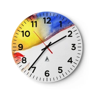 Horloge murale - Pendule murale - Portrait d'une dame - 40x40 cm