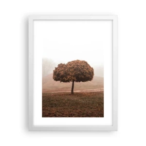 Affiche dans un cadre blanc - Poster - Après un été chargé - 30x40 cm