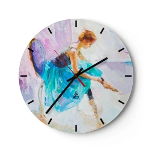 Horloge murale - Pendule murale - Grâce ineffable, charme subtil - 40x40 cm