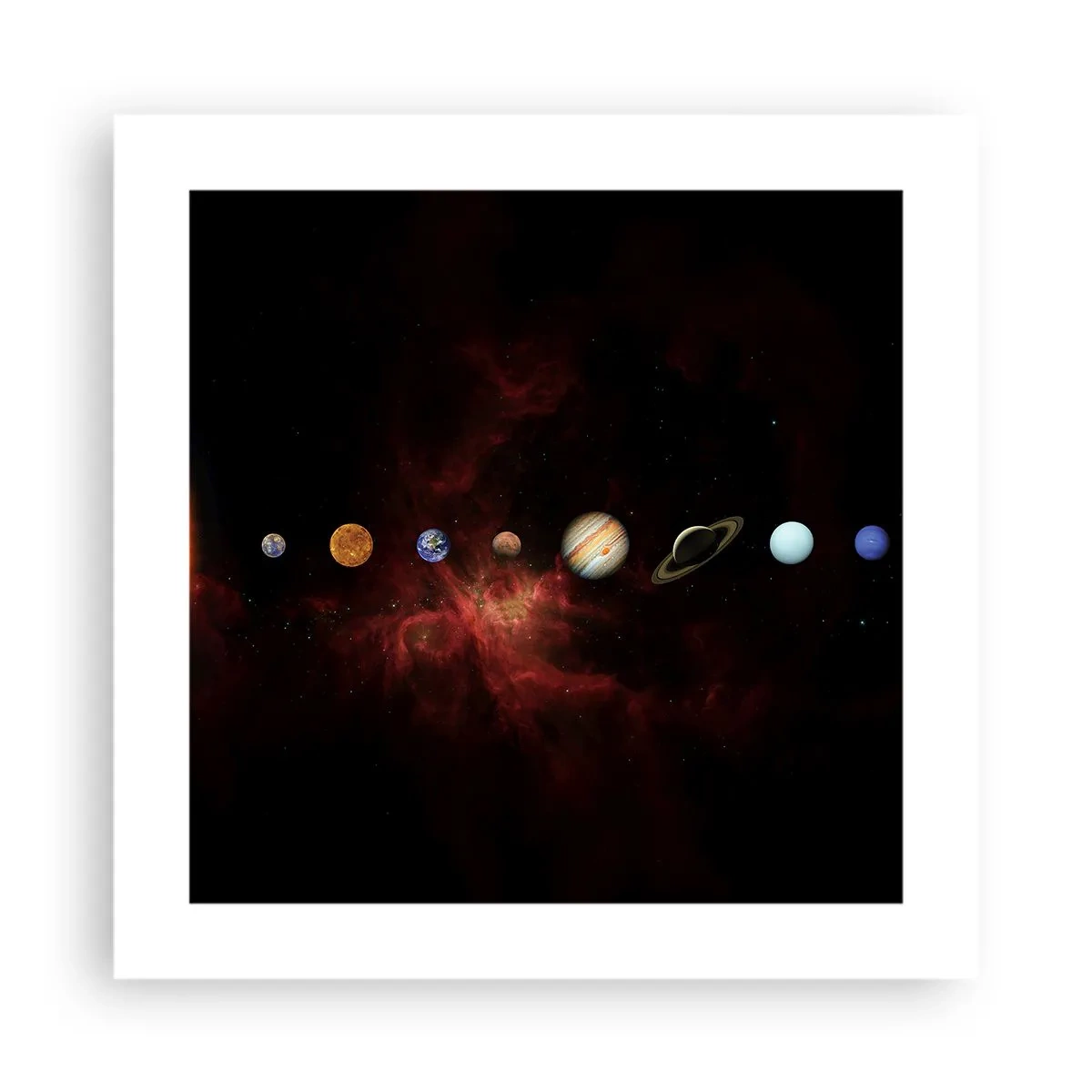 Affiche - Poster - Notre quartier - 40x40 cm