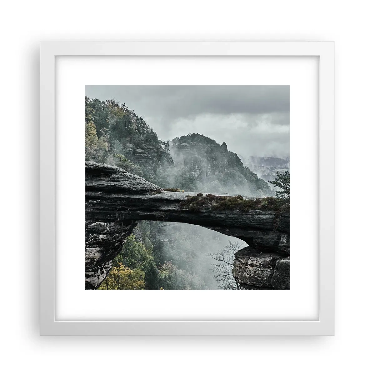 Affiche dans un cadre blanc - Poster - L'aventure est sur le point de commencer - 30x30 cm